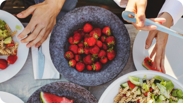 Erdbeeren mit Mascarpone