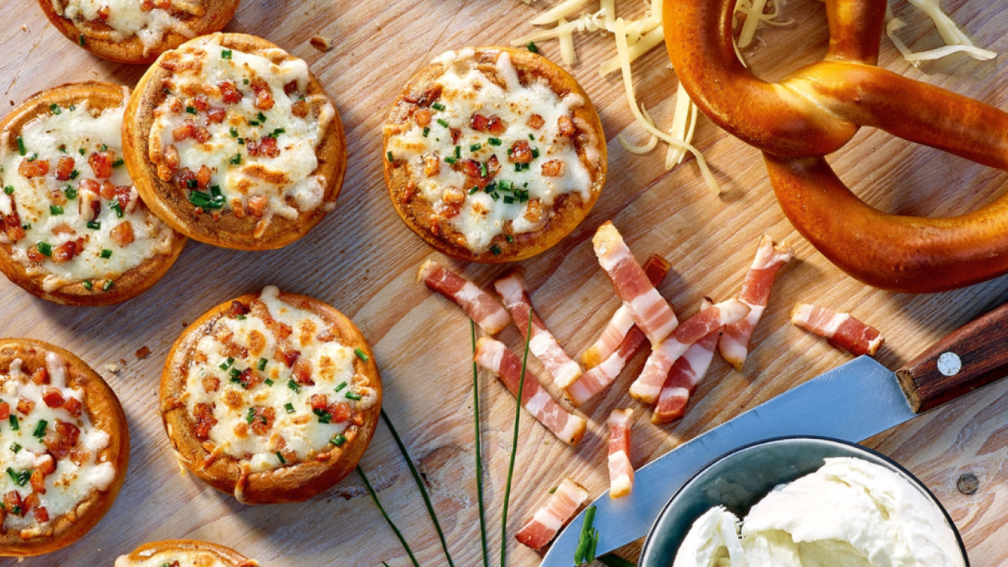 Wagner Brezel Pizza und Piccolinis Brezel