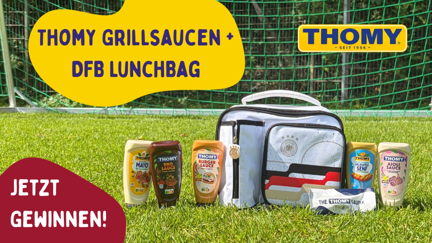 Thomy Grillsaucen + DFB LunchBag Gewinnspiel