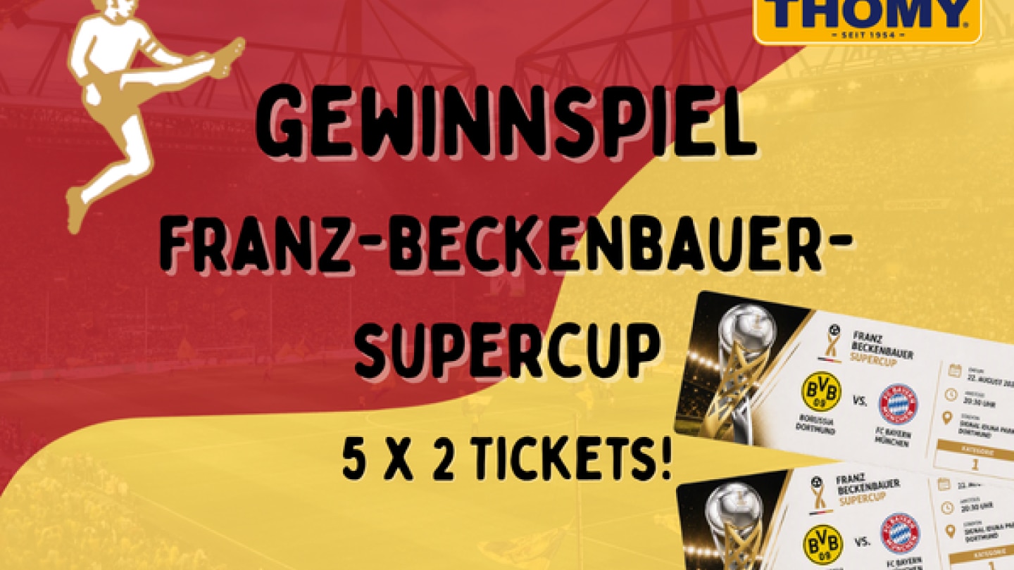 Thomy Franz Beckenbauer Gewinnspiel