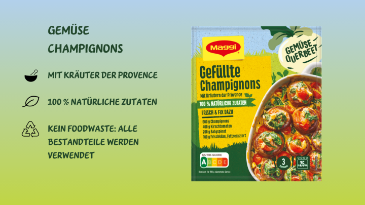 gefüllte champignons fix