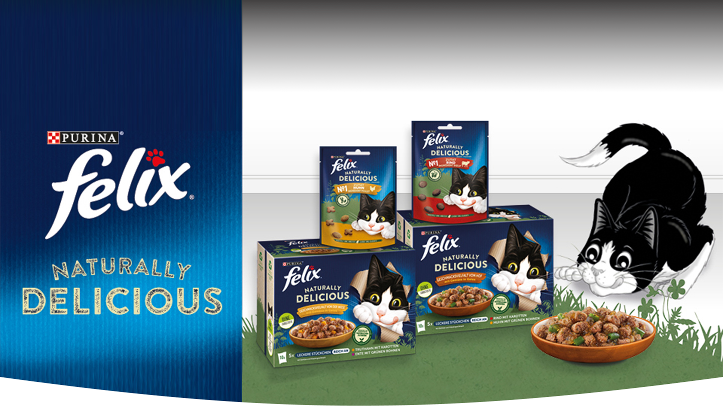 Naturally Delicious im FELIX® Katzenfutter Test