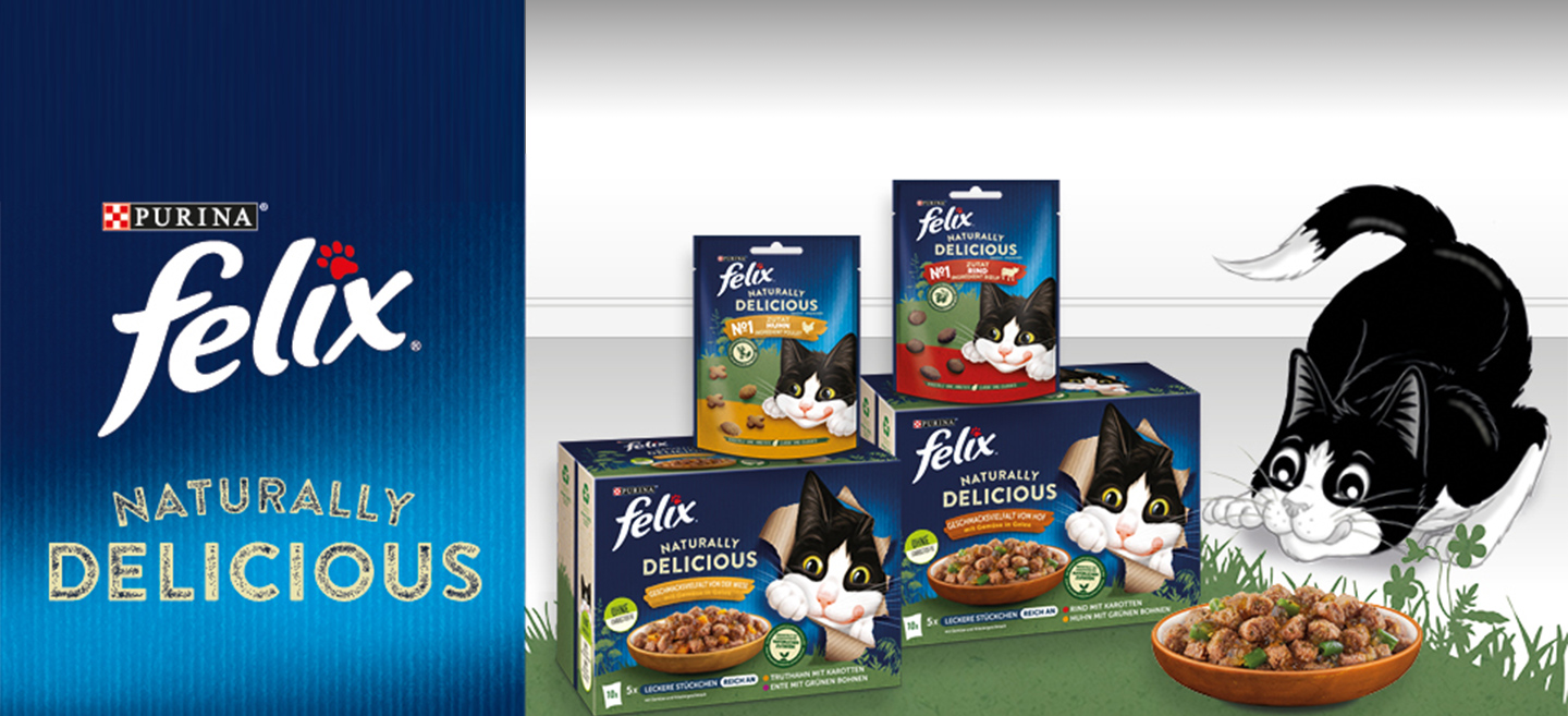 Naturally Delicious im FELIX® Katzenfutter Test