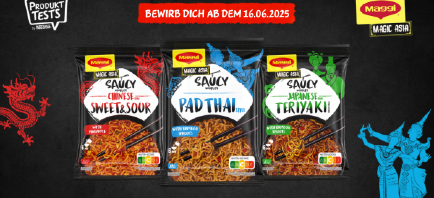 MAGGI Saucy Noodles Produkttest